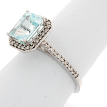 Load image into Gallery viewer, Diamond Aquamarine Ring
