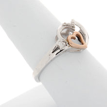 Load image into Gallery viewer, Diamond Two Tone Overlap Ring
