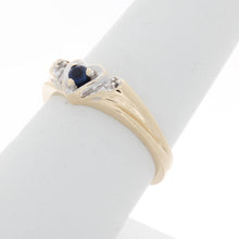 Load image into Gallery viewer, Double Heart Diamond Birthstone Ring
